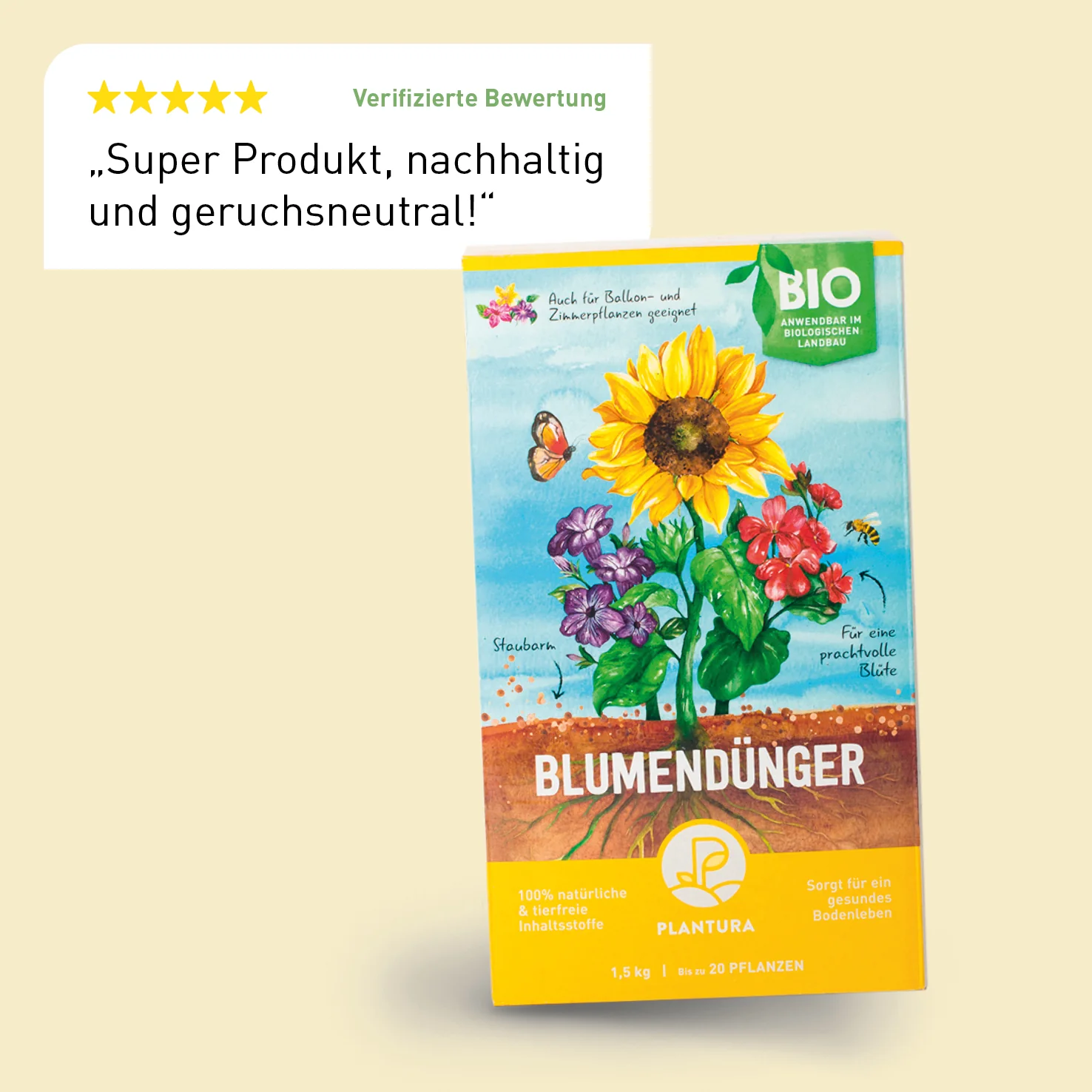 Bio-Blumendünger 1,5 kg - Image 5