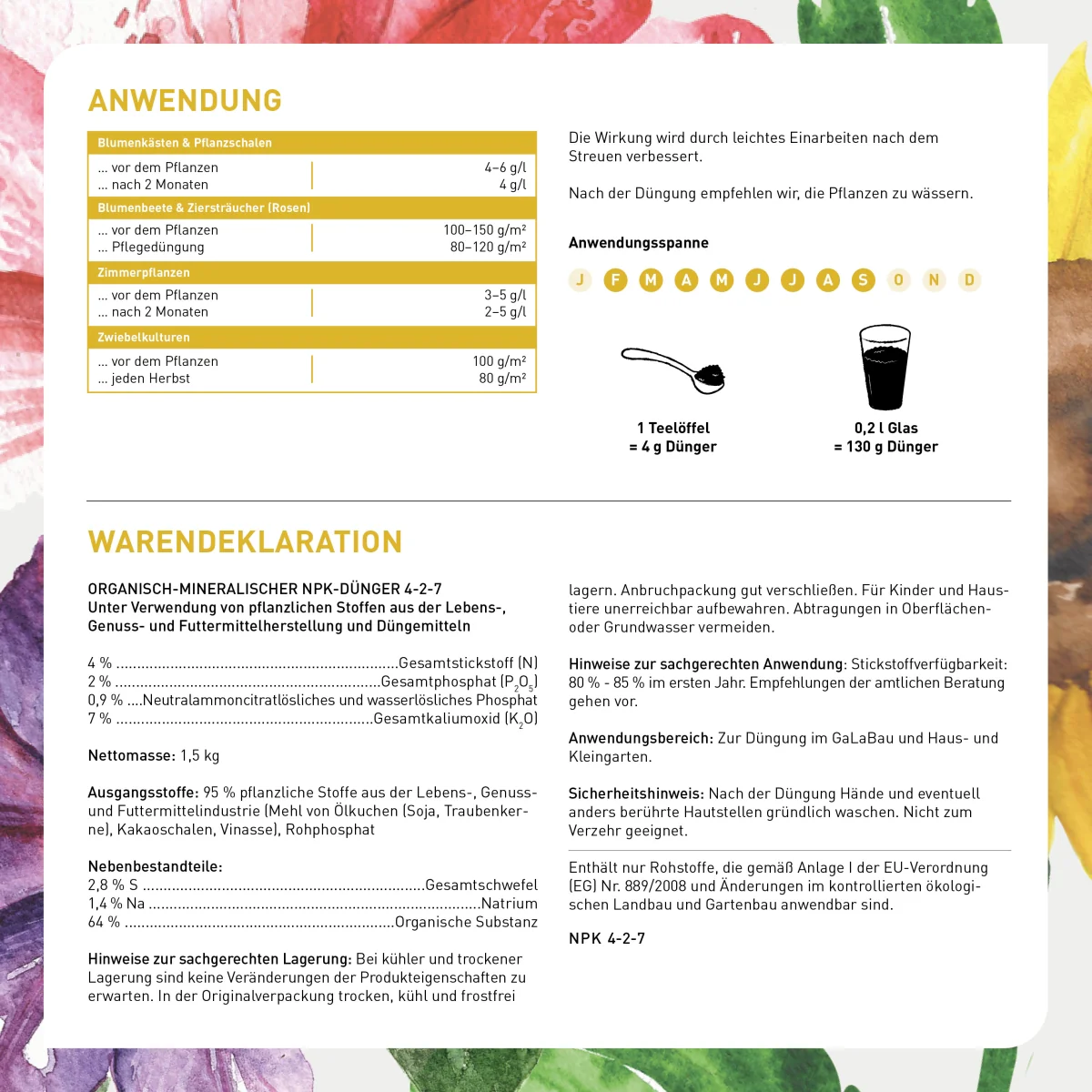 Bio-Blumendünger 1,5 kg - Image 9