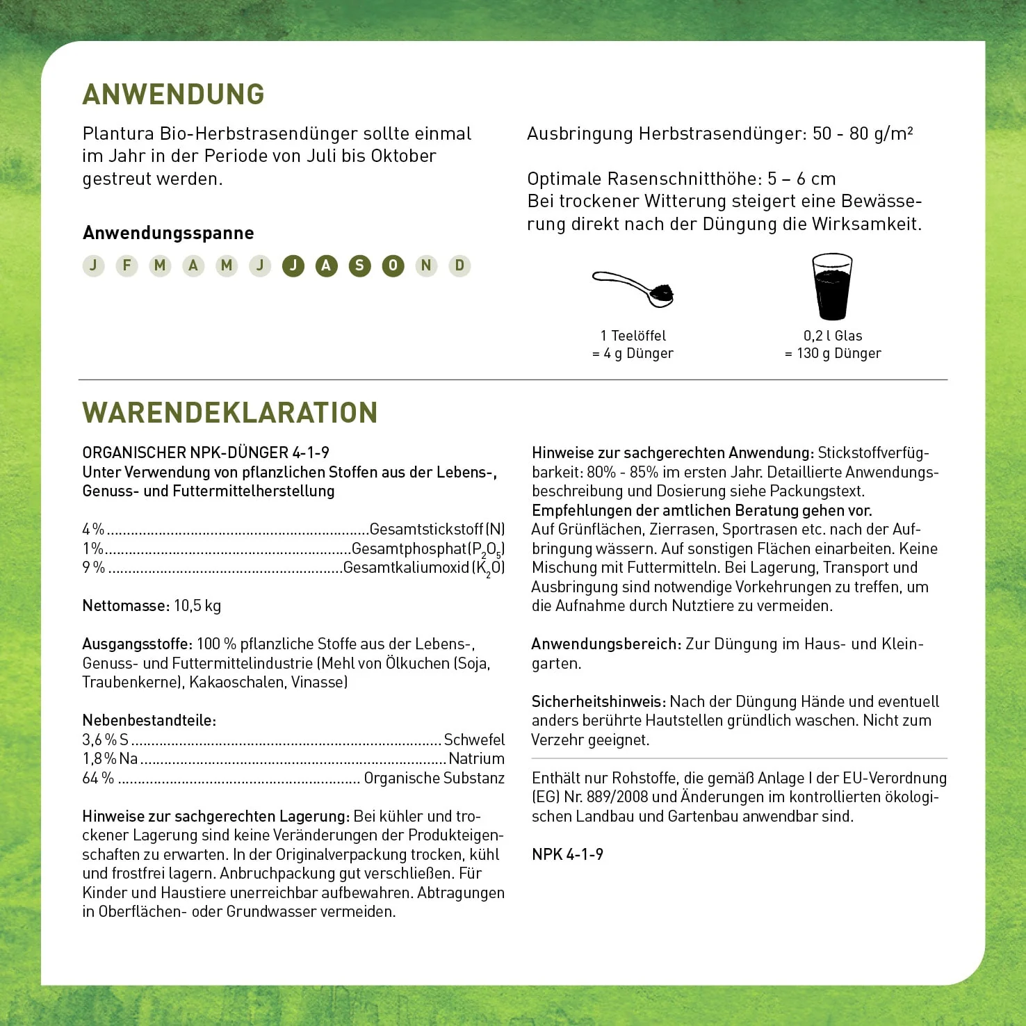 Bio-Herbstrasendünger 10,5 kg (Sack) - Image 10