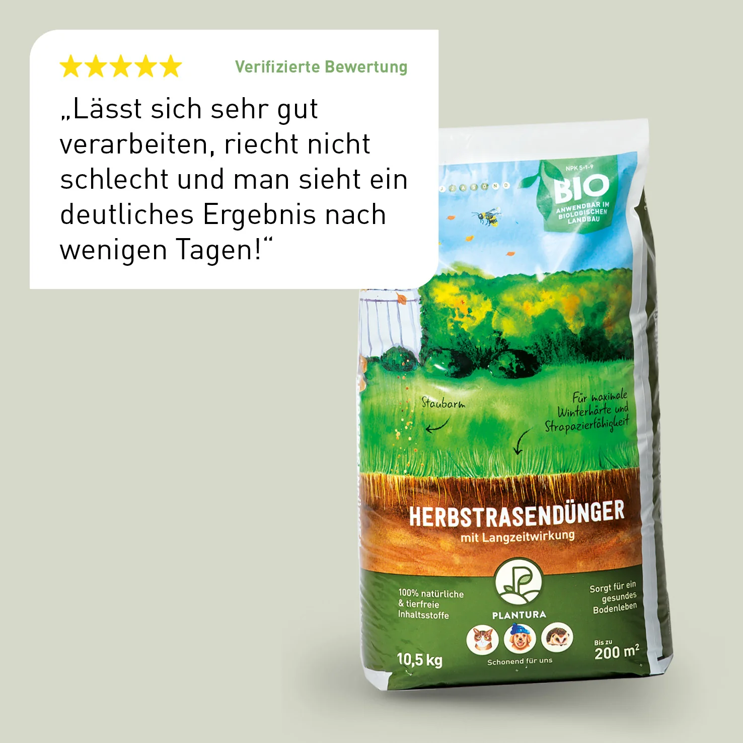 Bio-Herbstrasendünger 10,5 kg (Sack) - Image 5