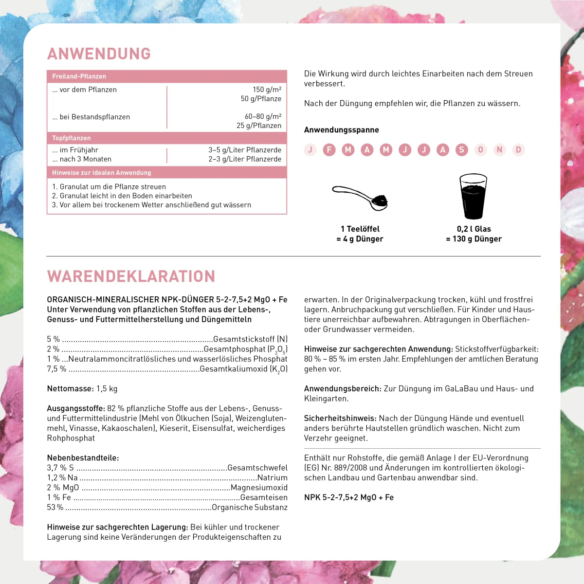 Bio-Hortensiendünger 1,5 kg - Image 9