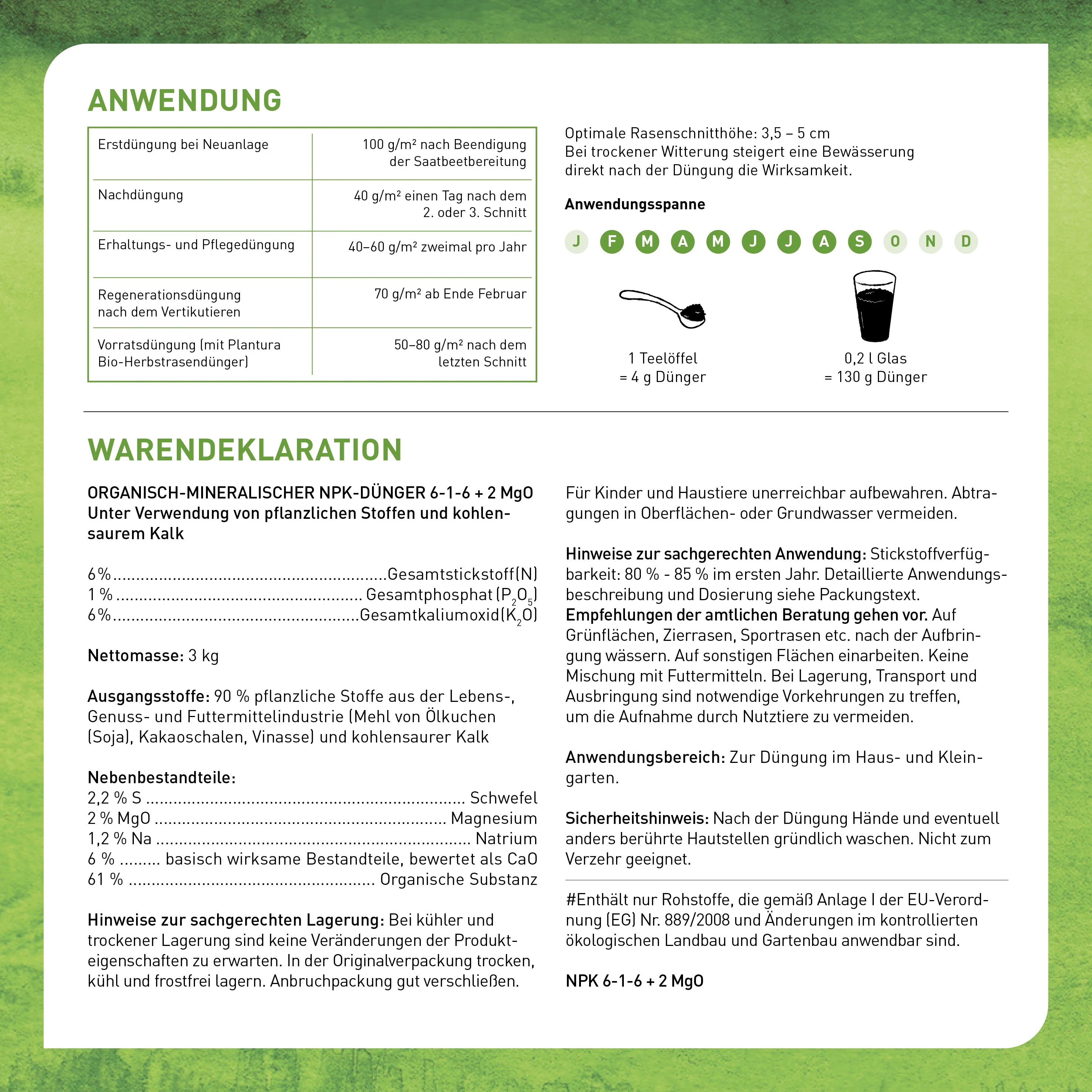 Bio-Rasendünger 3 kg (Box) - Image 10